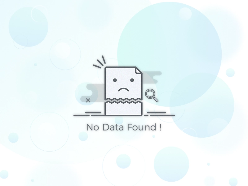 No data found illustration